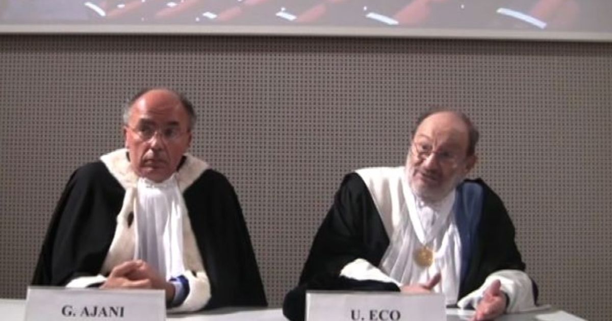 L’ultima polemica di Eco su Web: dà diritto di parola a imbecilli