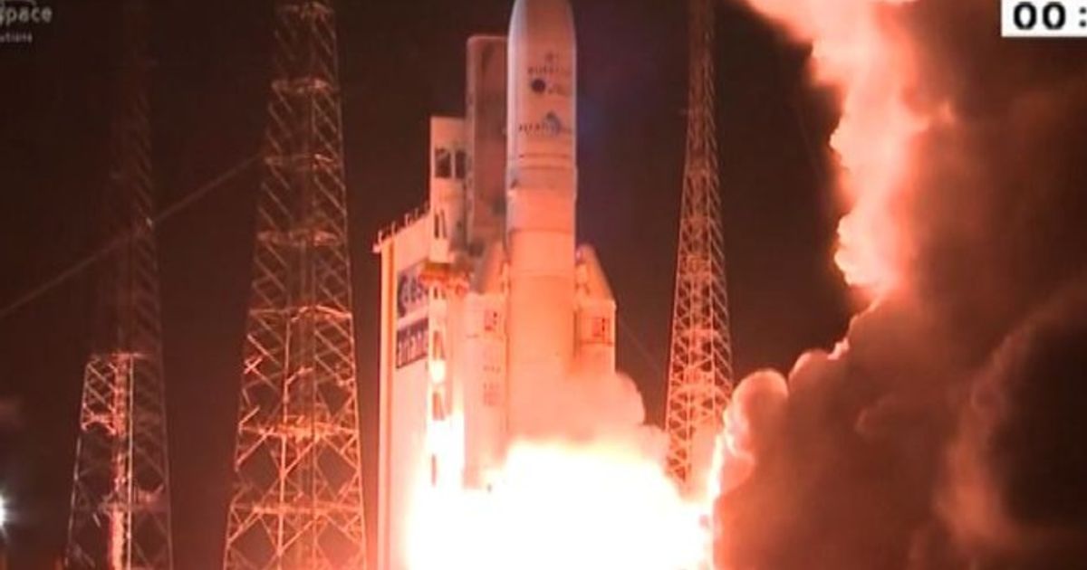 Spazio, riuscito lancio di Ariane 5, porta il 525esimo satellite