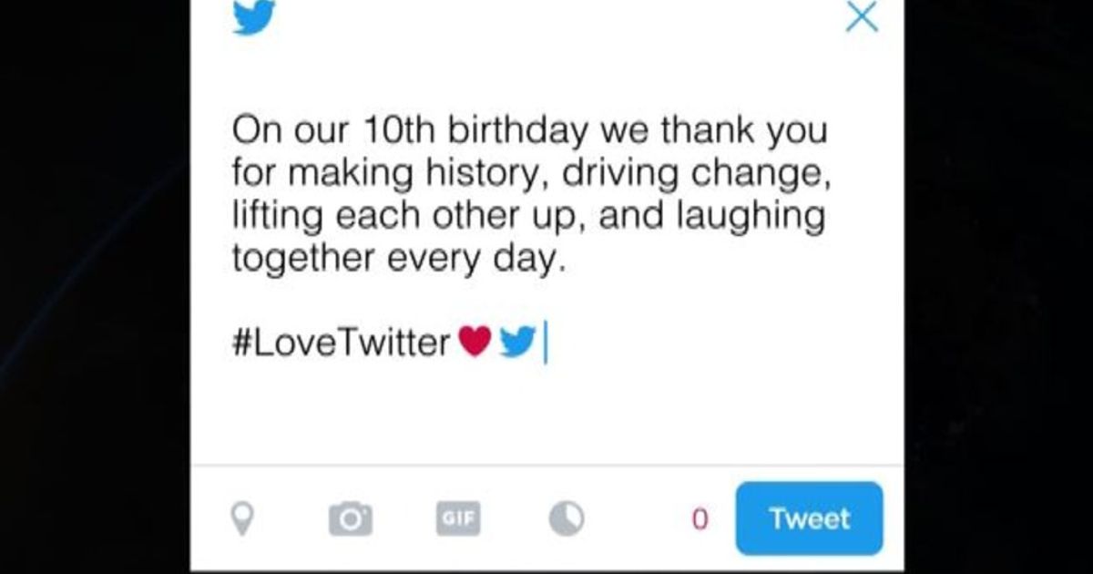 Auguri Twitter, il social network compie 10 anni