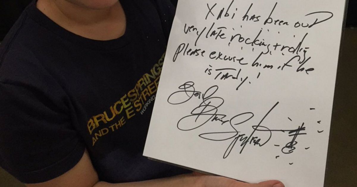 La giustificazione di Springsteen al piccolo fan? La migliore di sempre