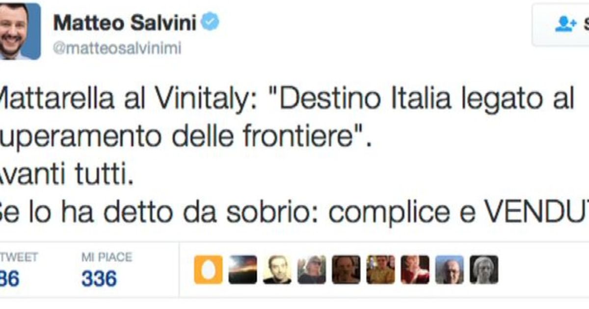 Mattarella e la frase sui “confini”. Ma Salvini non si scusa