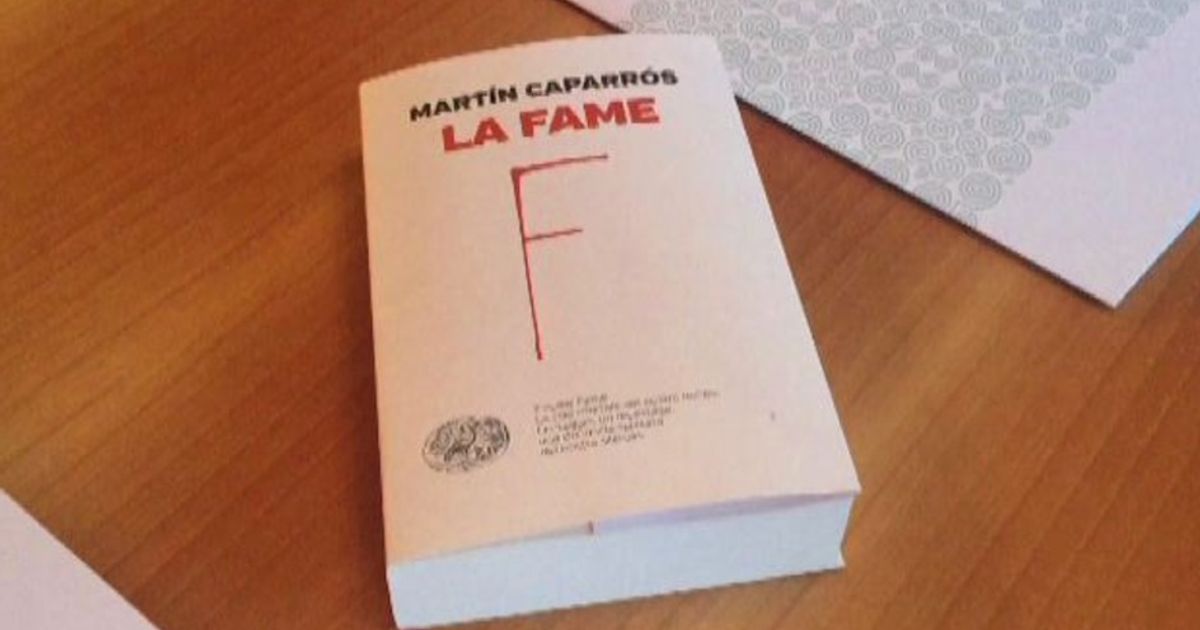 Martìn Caparròs vince il premio letterario Terzani con “La Fame”