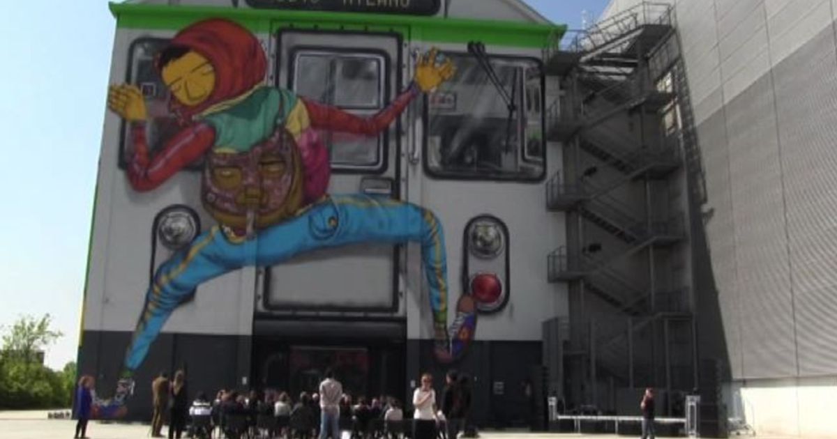 Il murales di OSGEMEOS allarga lo spazio di Pirelli HangarBicocca