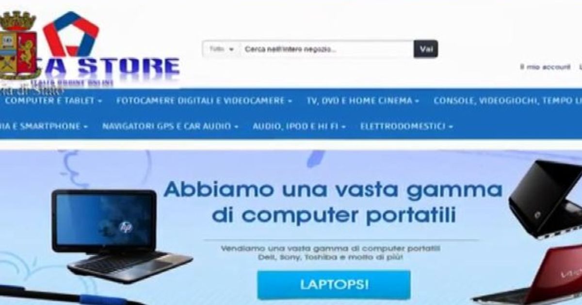 Siti e-commerce falsi per truffe on-line: arrestati 10 romeni