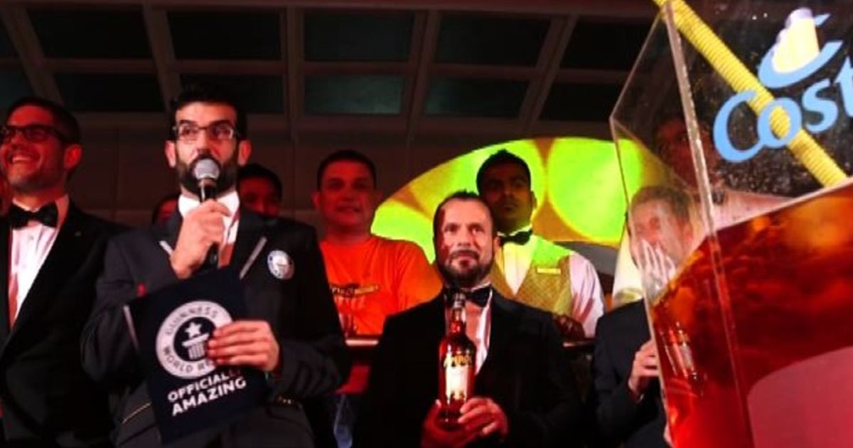 Uno Spritz da record, 1000 litri per entrare nel Guinness