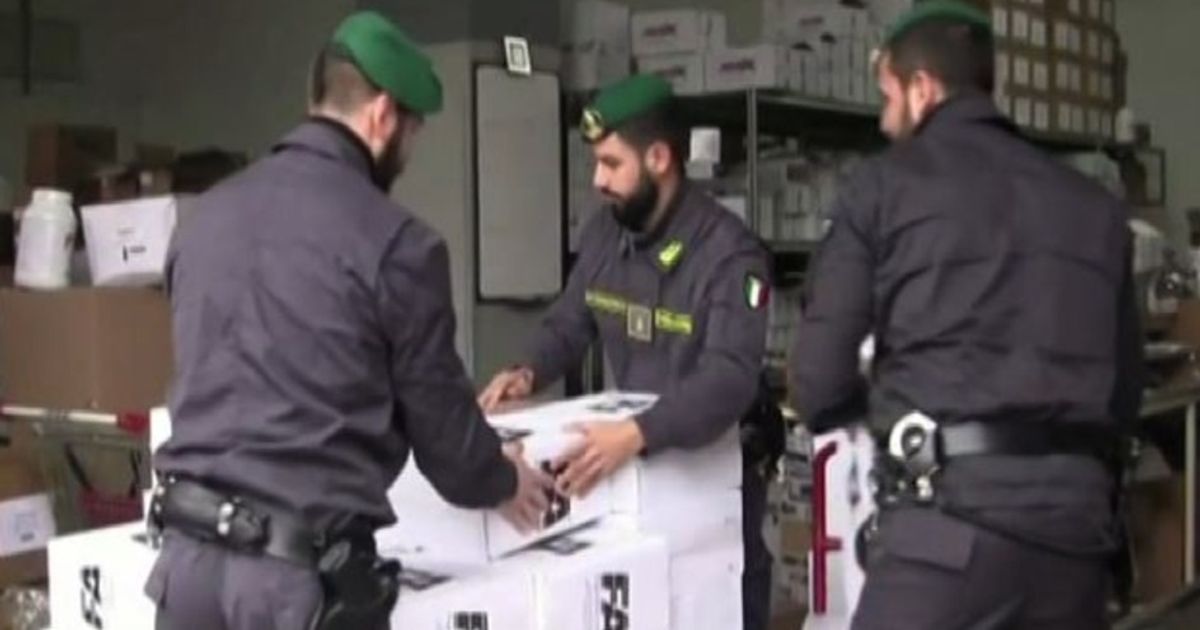 Torino, sequestrate 1,3 mln di compresse di anabolizzanti