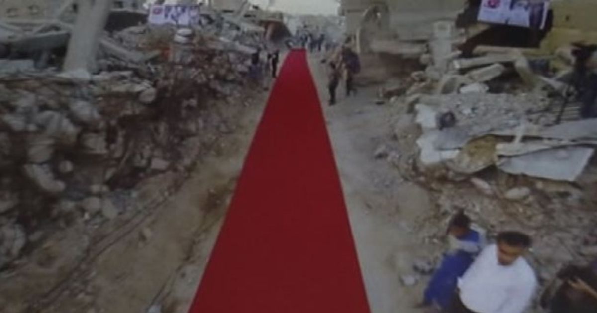 A Gaza torna il cinema, il tappeto rosso tra le macerie
