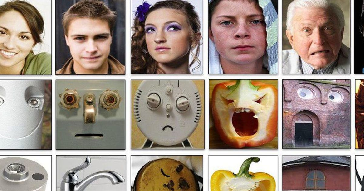 Le donne colgono “volti umani” in oggetti, più degli uomini