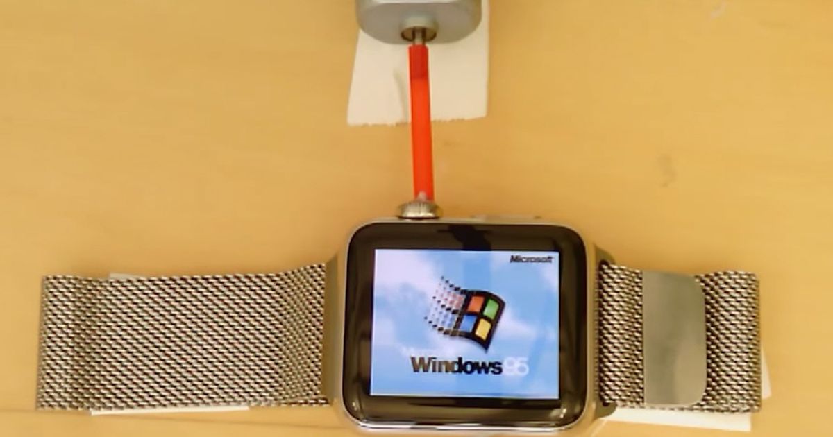 Windows 95 rivive dentro un Apple Watch