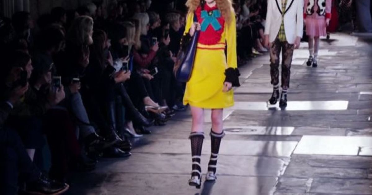 Gucci Cruise all’abbazia di Westminster, tra romanticismo e punk