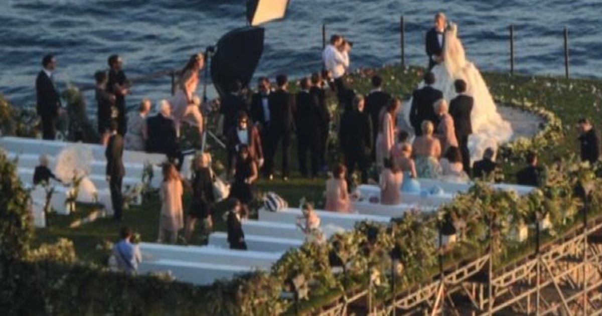 Sfilata di Vip a Capri per il super-matrimonio da favola