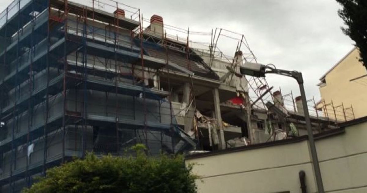 Esplosione a Milano, le immagini subito dopo il crollo