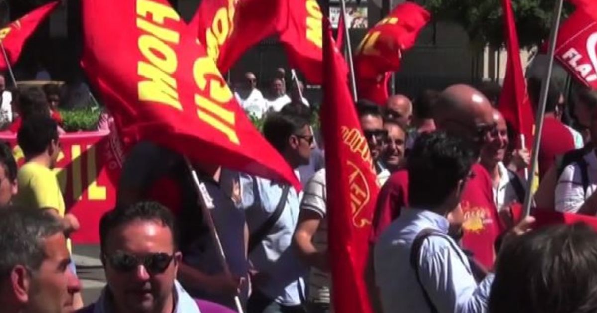 Metalmeccanici in piazza a Palermo per il rinnovo del contratto