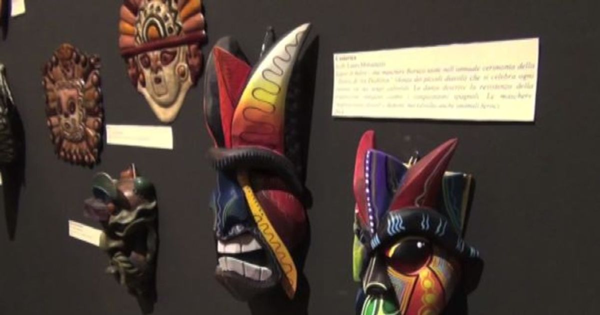 A Palermo in esposizione maschere da tutto il mondo