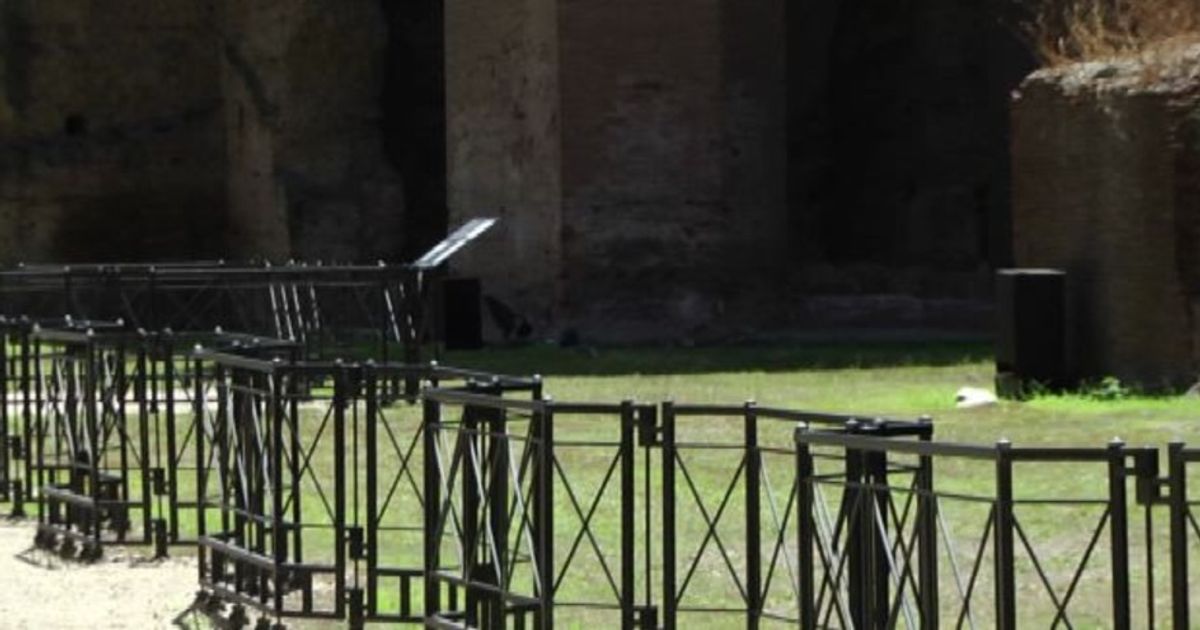 Con Bulgari risplende il mosaico della palestra di Caracalla