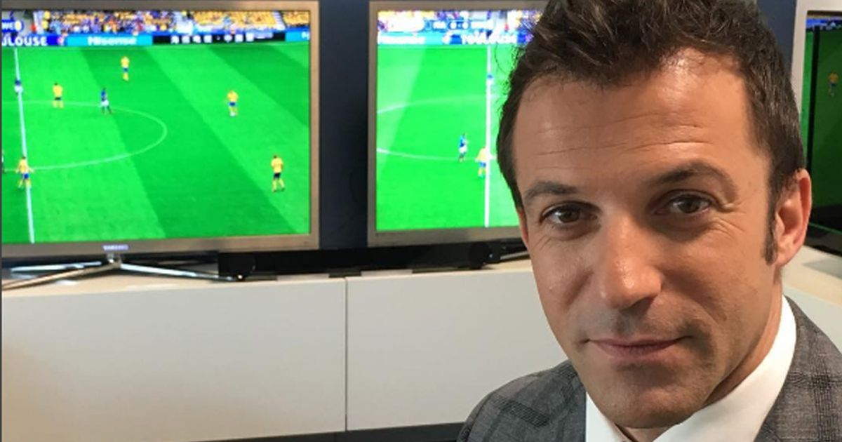 Alex Del Piero palleggia e cade!