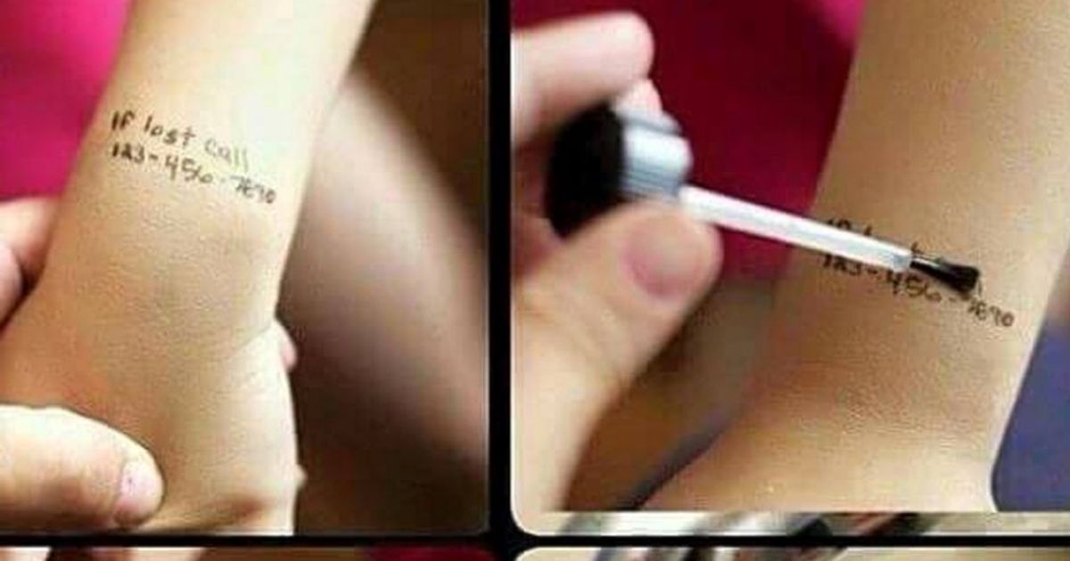 La polizia consiglia cosa fare prima di portare i bambini tra la folla