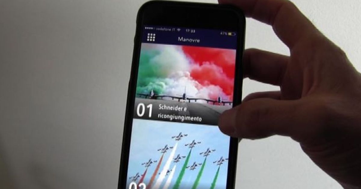 Video a 360° e curiosità nella nuova App delle Frecce Tricolori
