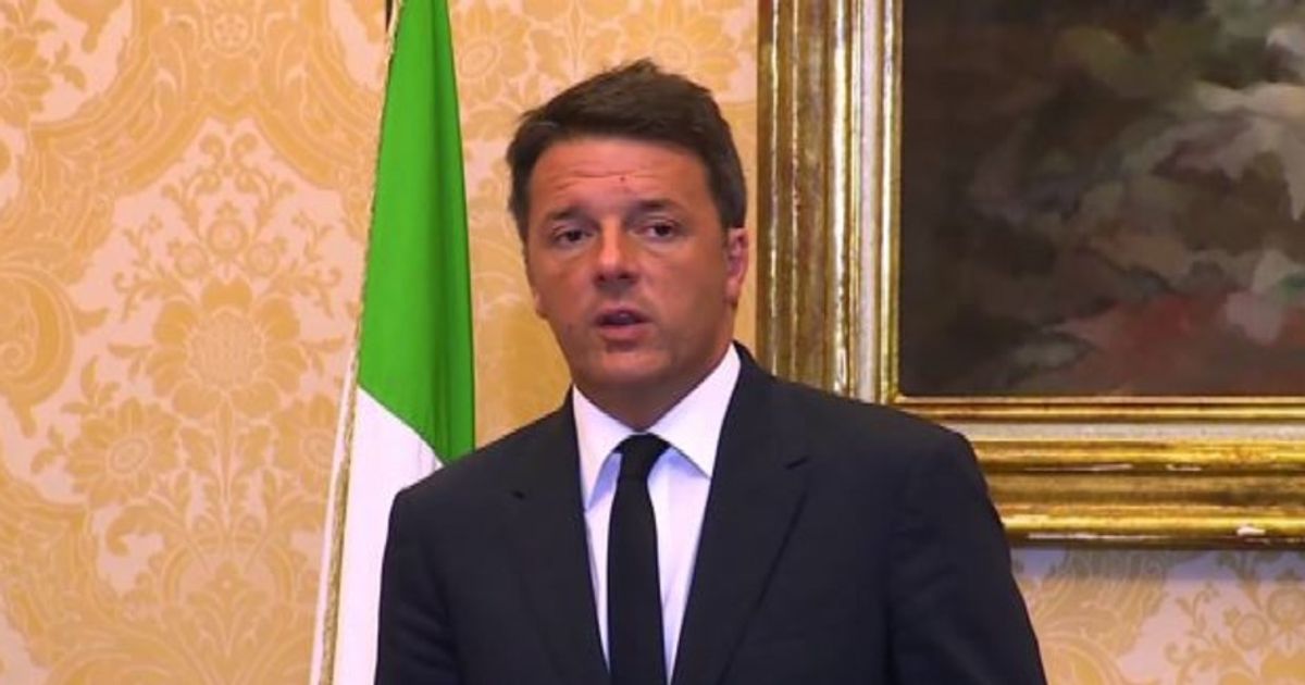 Renzi: abbraccio a Puglia, non lasceremo soli cittadini