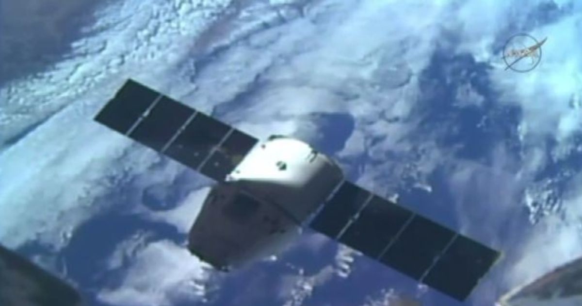 Spazio, Dragon arrivata sull’Iss con il nuovo boccaporto Ida-2