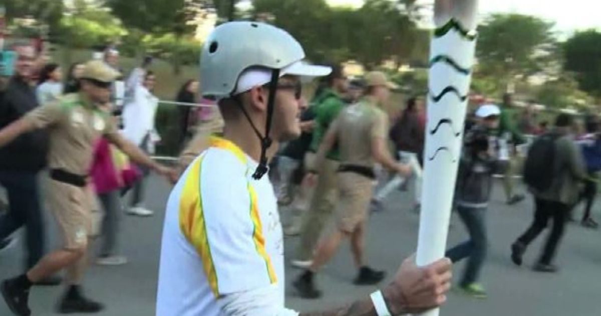 La torcia olimpica arriva a San Paolo