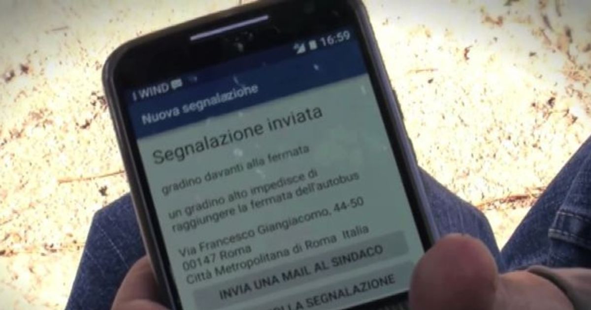 Una app per segnalare e abbattere le barriere architettoniche