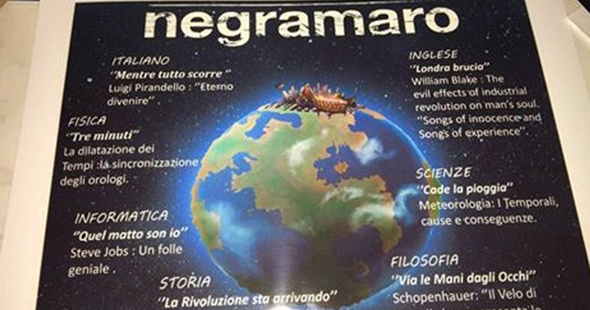 Porta alla maturità i Negramaro e arrivano i complimenti di Giuliano Sangiorgi!