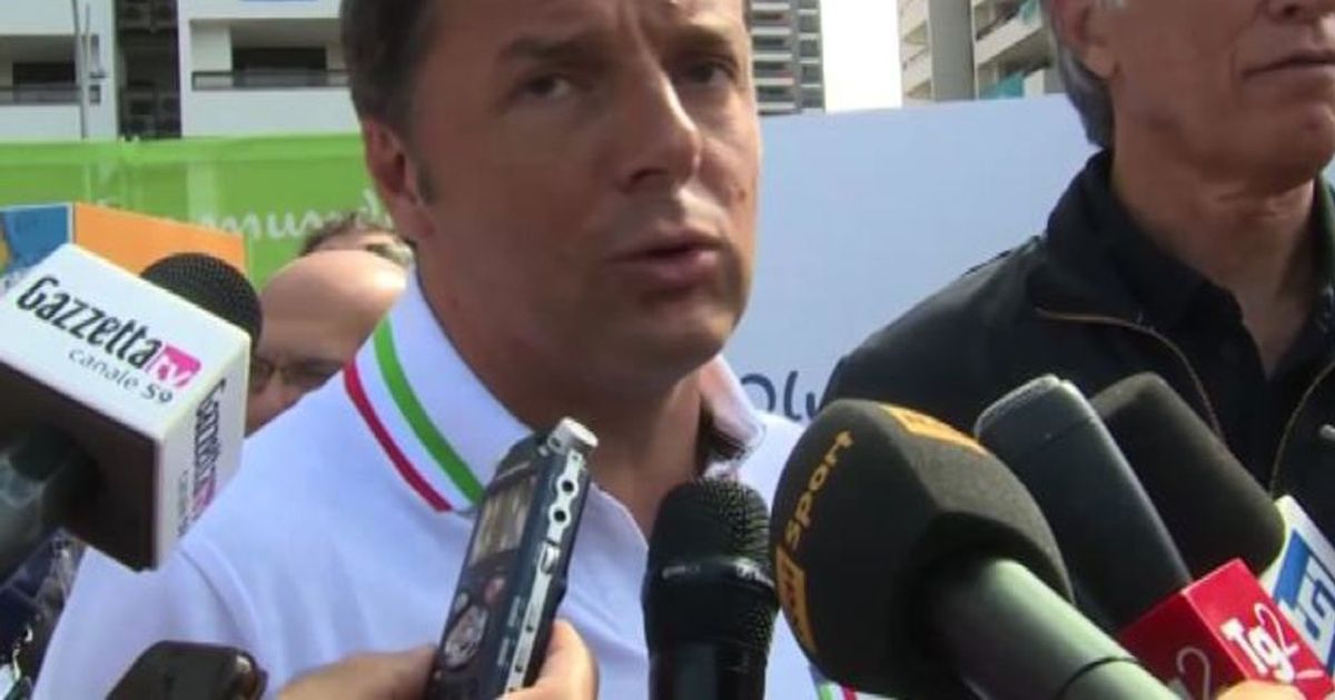 Rio 2016, Renzi: Roma è in pole position per le Olimpiadi 2024