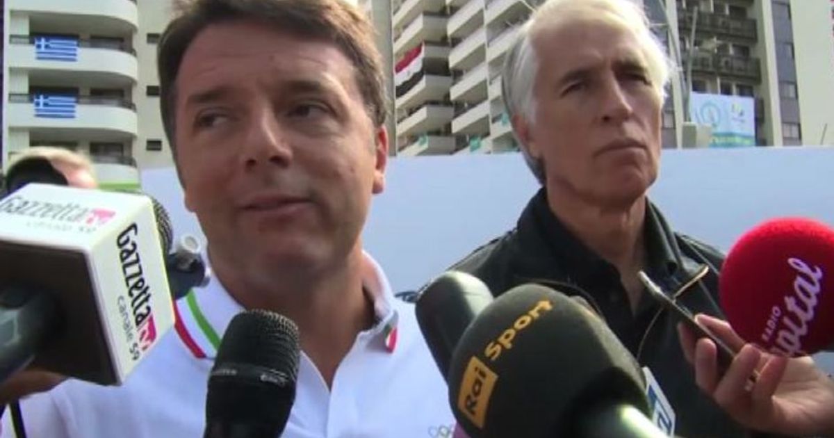 Rio 2016, Renzi: dalle Olimpiadi messaggio di pace