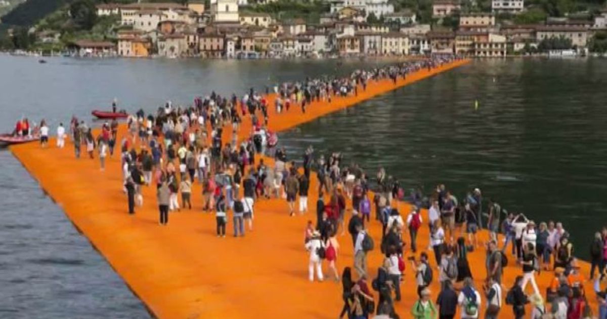 The Floating Piers, i timelapse di una emozione artistica unica