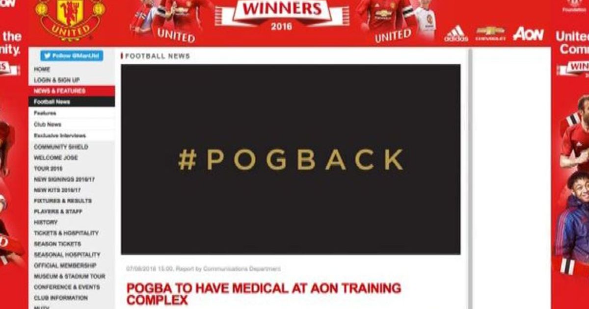 Calcio, addio Juventus: Pogba al Manchester United