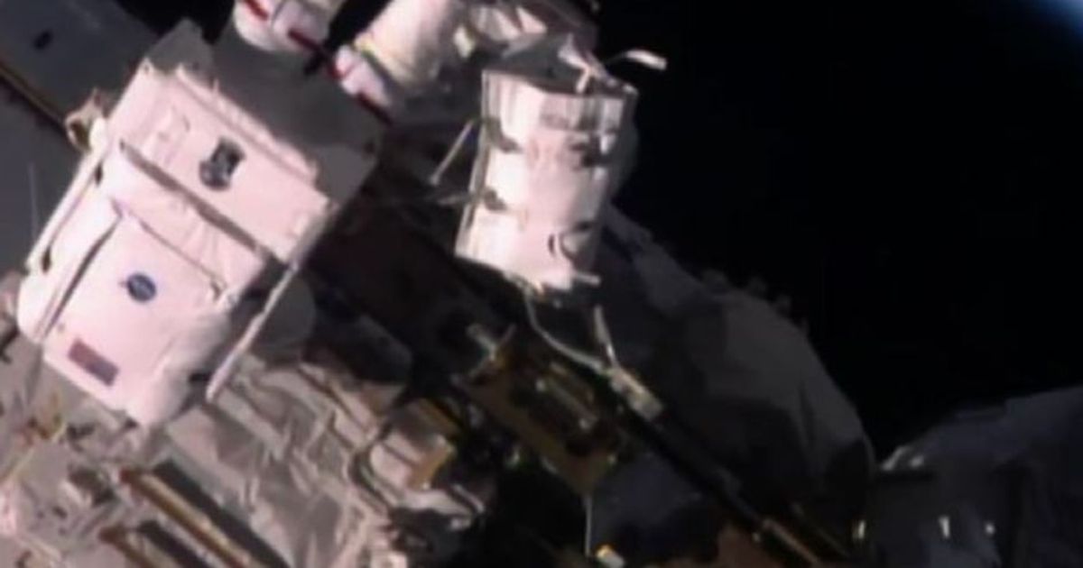 Passeggiata spaziale di lavoro per gli astronauti Iss