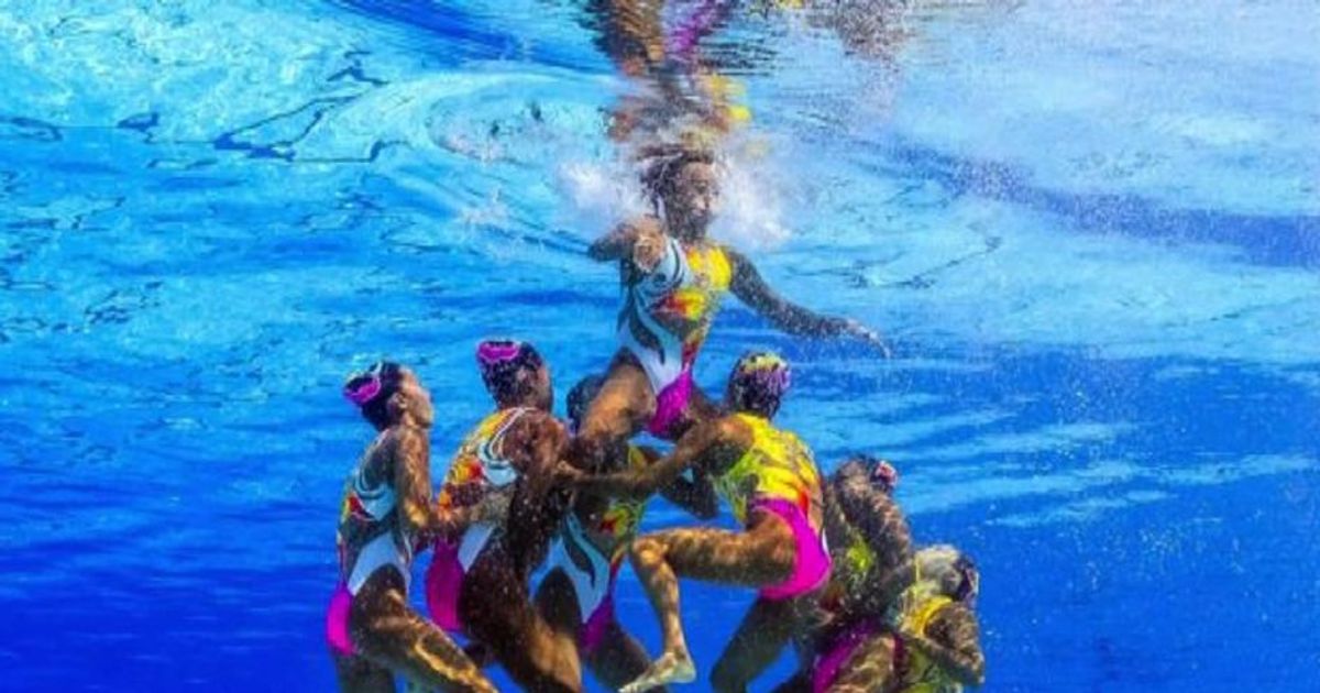 Rio 2016 la poesia del nuoto sincronizzato nelle foto pi belle