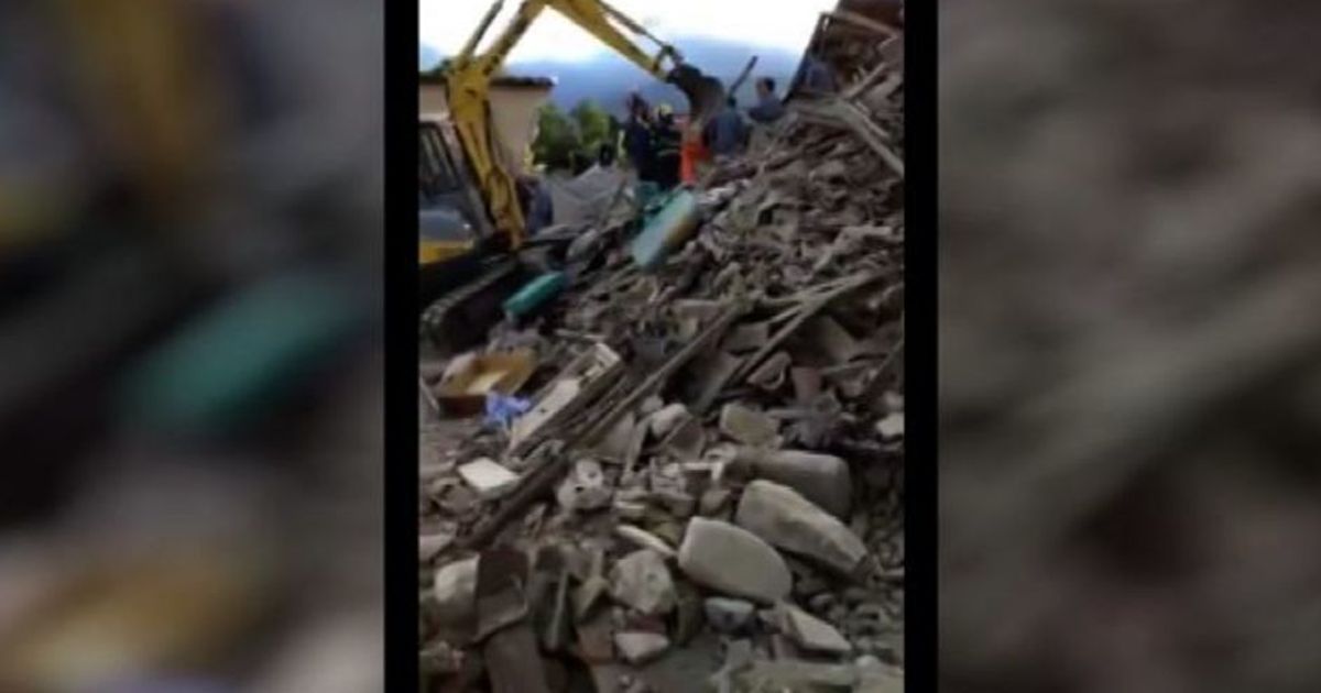 Sisma Centro Italia, i primi soccorritori al lavoro