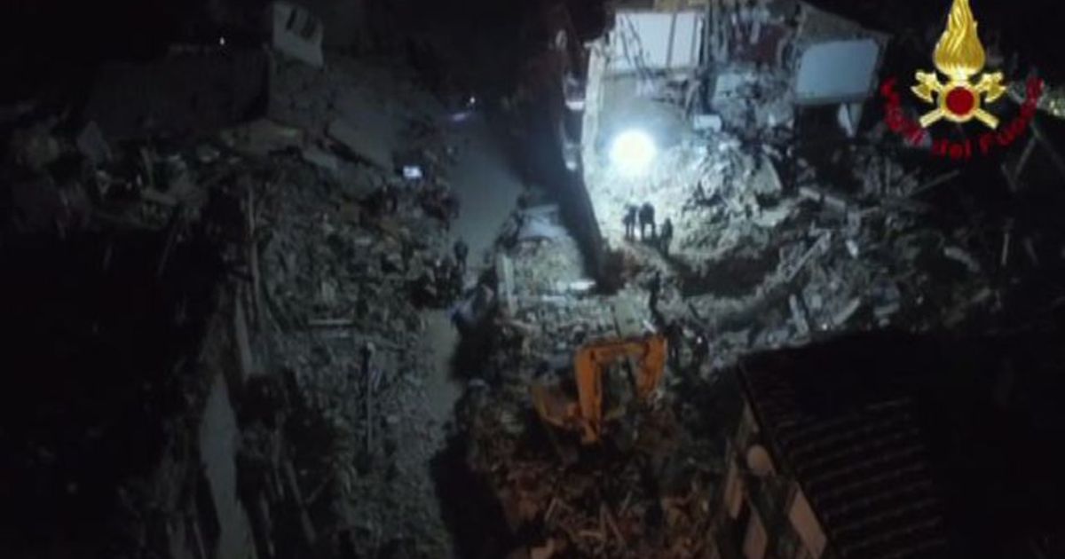 Sisma, le immagini aeree col drone sopra Amatrice che non c’è più