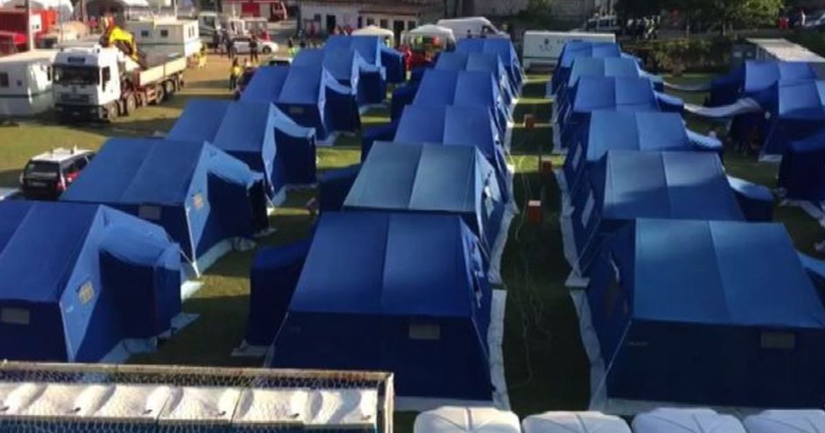 La tendopoli di Arquata, paese distrutto dal terremoto