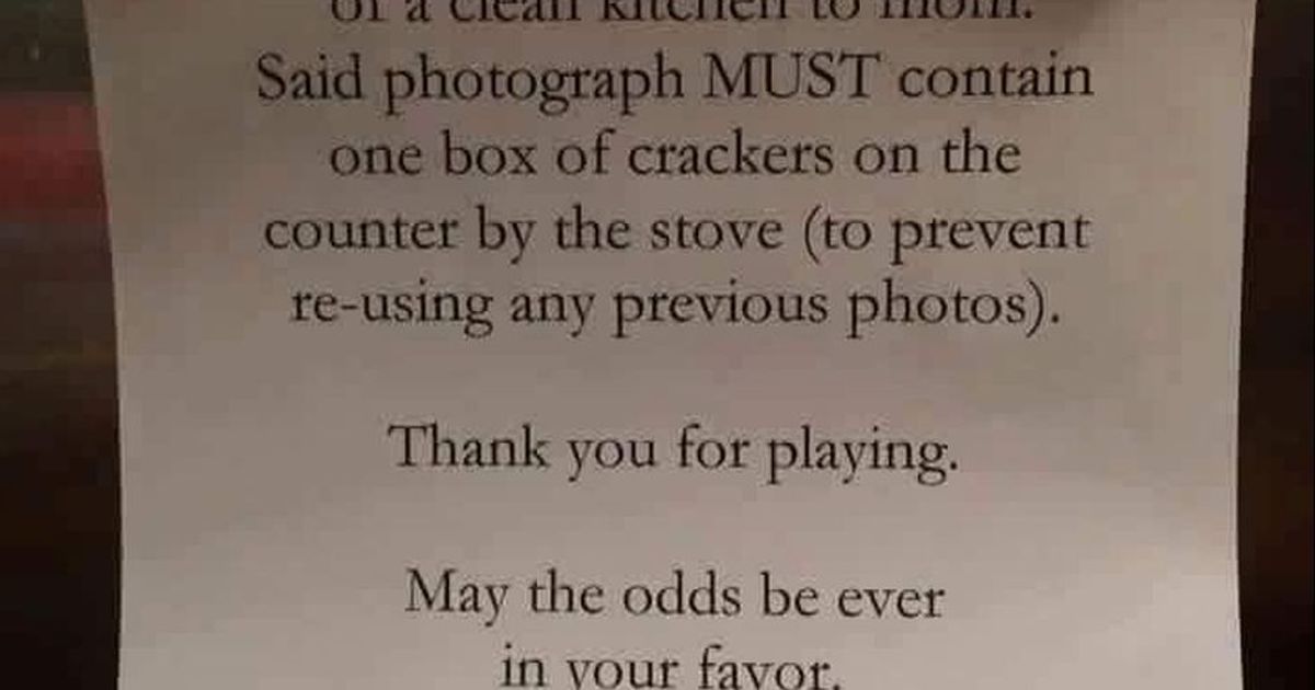 Il biglietto di questa mamma ha convinto i figli a sistemare casa