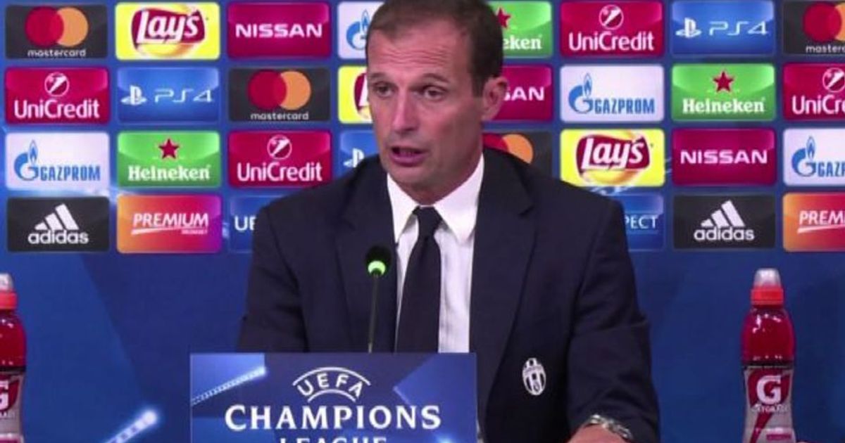 Champions, Allegri: “Guai passare dall’euforia alla delusione”