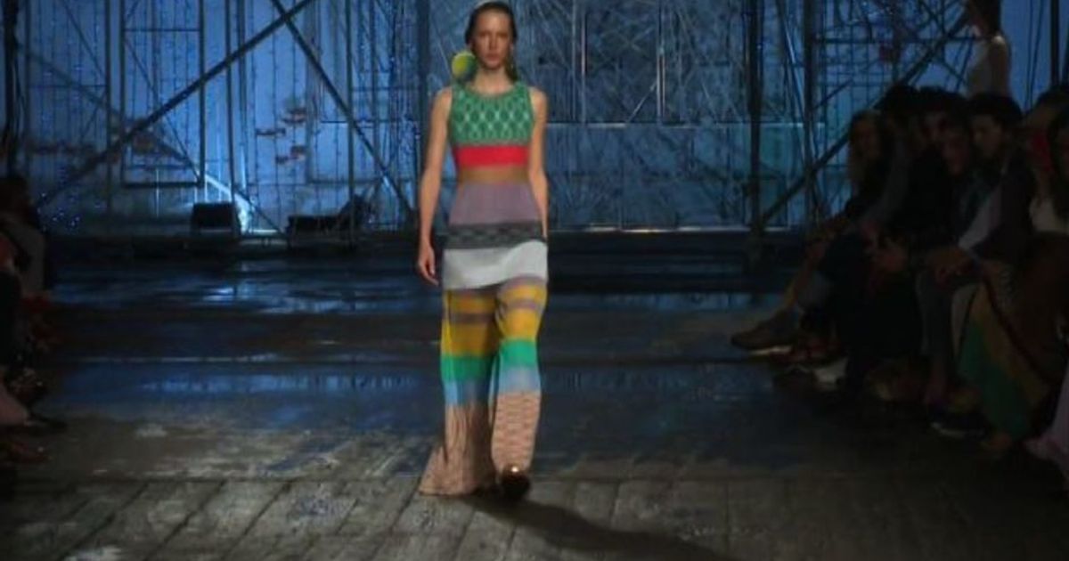 Milano Moda, i vestiti di Missoni diventano tavolozze d’artista