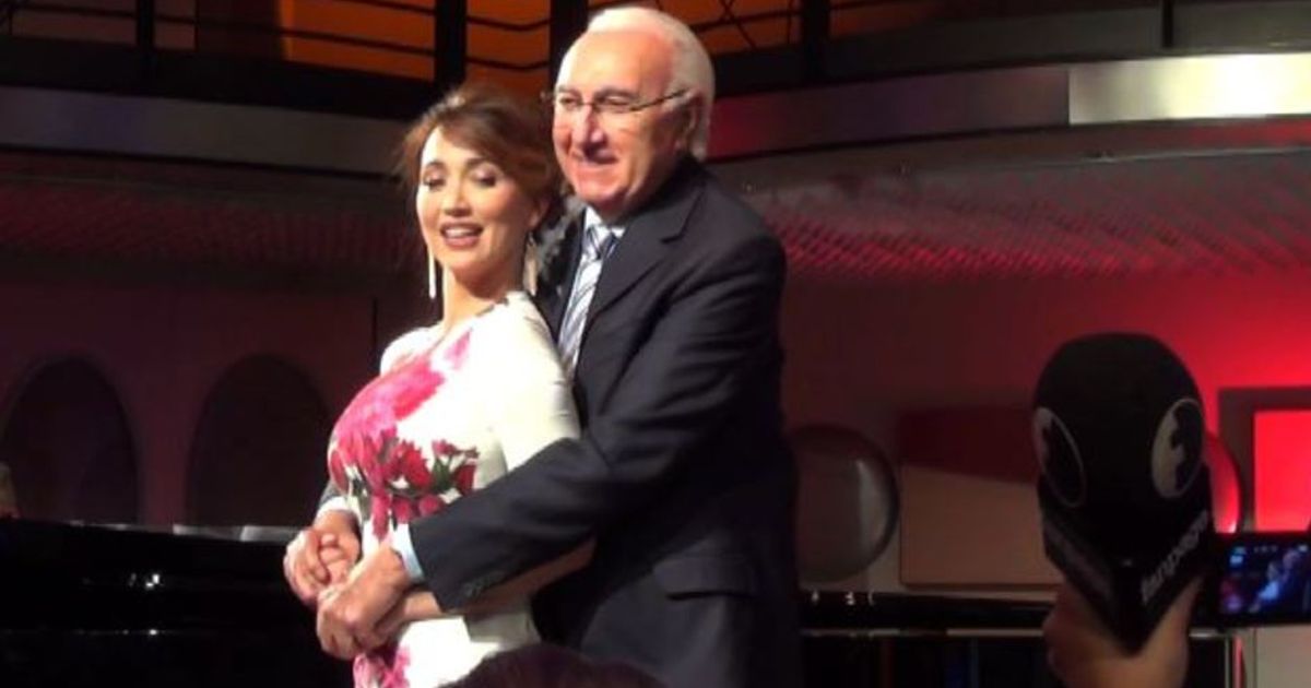 Pippo Baudo con Chiara Francini a Domenica in: sarà ricca e rosa