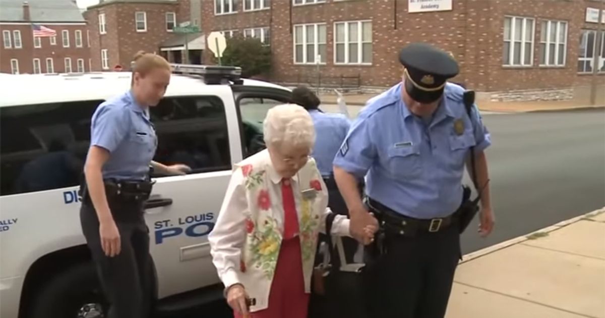 Arrestata a 102 anni. Ha realizzato un sogno