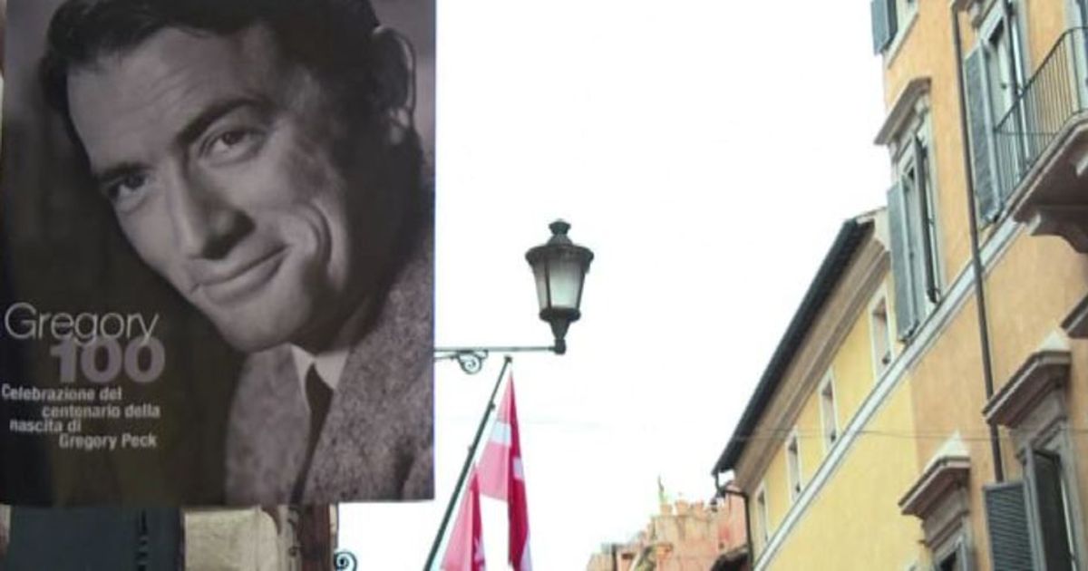 La Festa di Roma omaggia Gregory Peck a piazza di Spagna