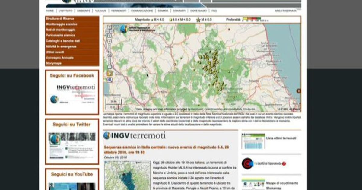 Sisma Centro Italia, sindaco Norcia: crolli ma no danni a persone