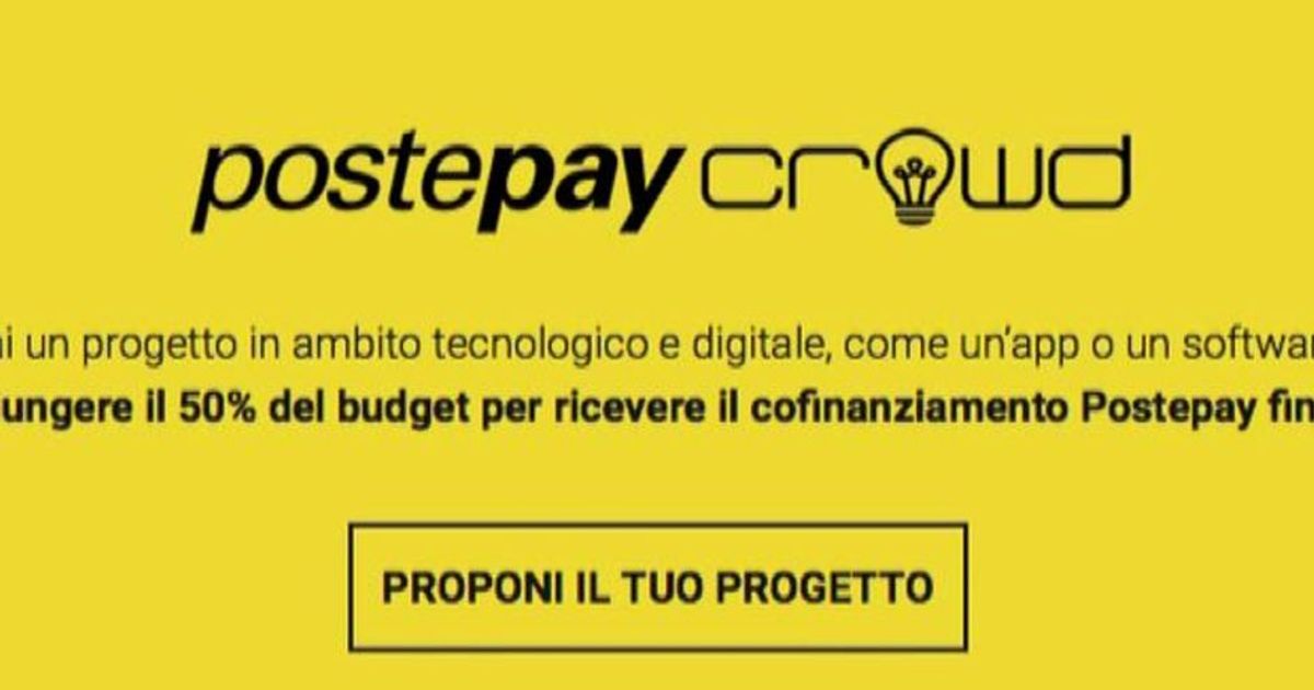 Startup su PostepayCrowd, dall’ombrello 2.0 alle capsule da caffè