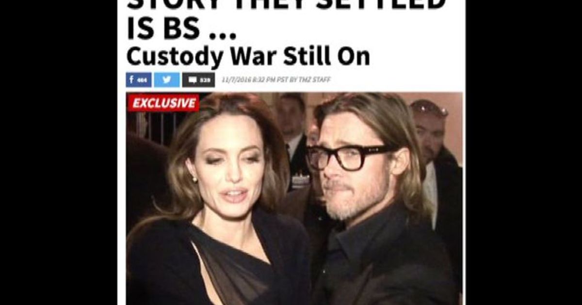 Tmz “smentisce” accordo fra Jolie e Pitt sui figli