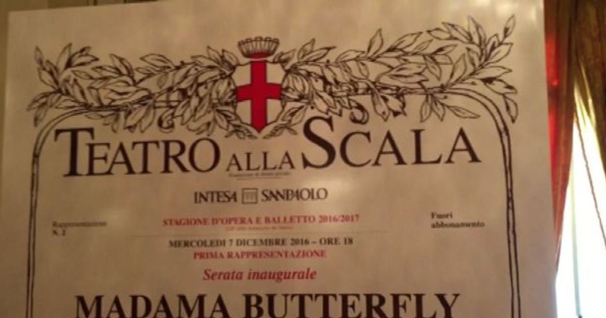 Per la Prima della Scala “Madama Butterfly” in versione originale