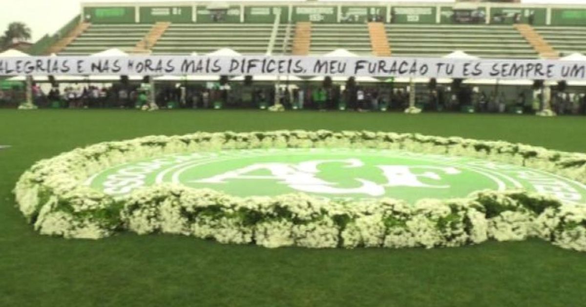 In 100mila per l’ultimo addio ai giocatori della Chapecoense