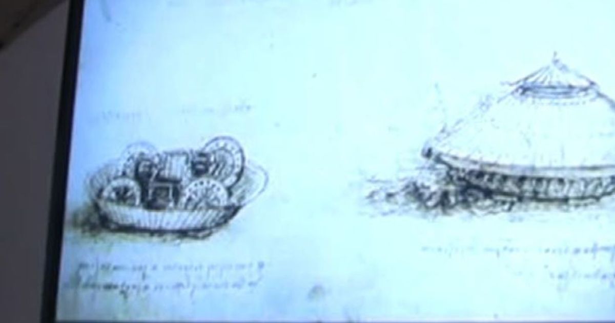 Le meraviglie di Leonardo: l’invenzione del carro armato