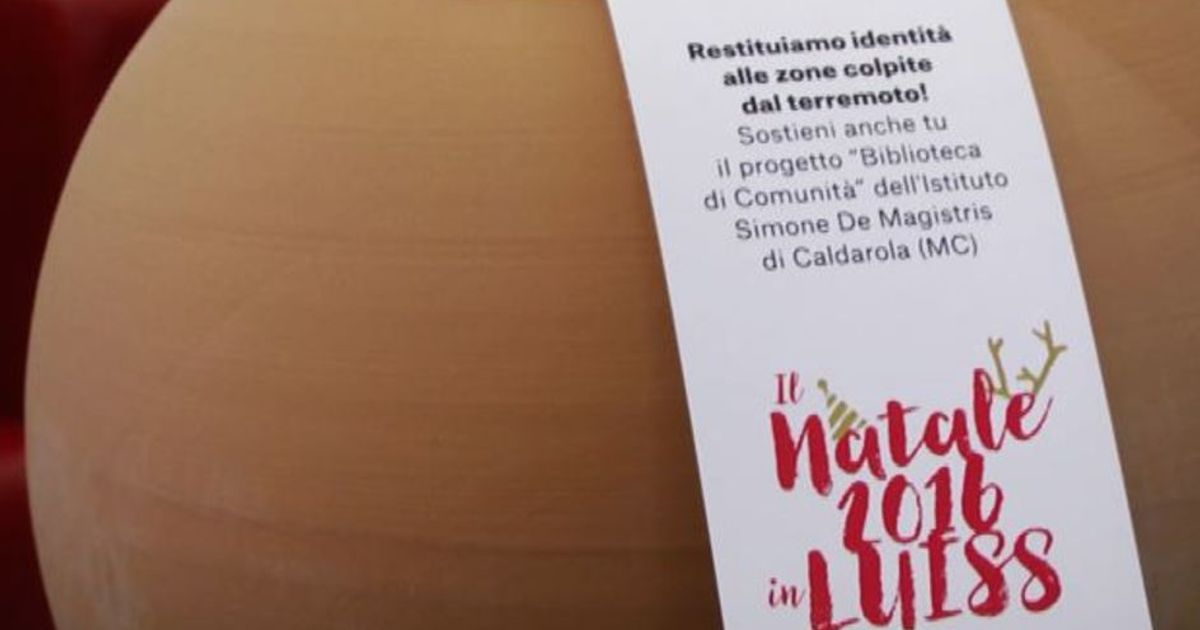 Il Natale diverso della Luiss: fondi per i terremotati