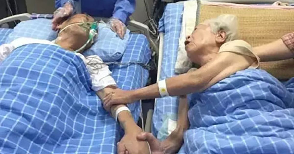 66 anni di vita insieme, l’ultimo struggente saluto in ospedale